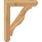 Ekena Millwork Funston Craftsman Rough Sawn Bracket w/ Offset Brace, Western Red Cedar, 8"W x 34"D x 42"H BKT0806X34X42FST04RWR - alternate 3
